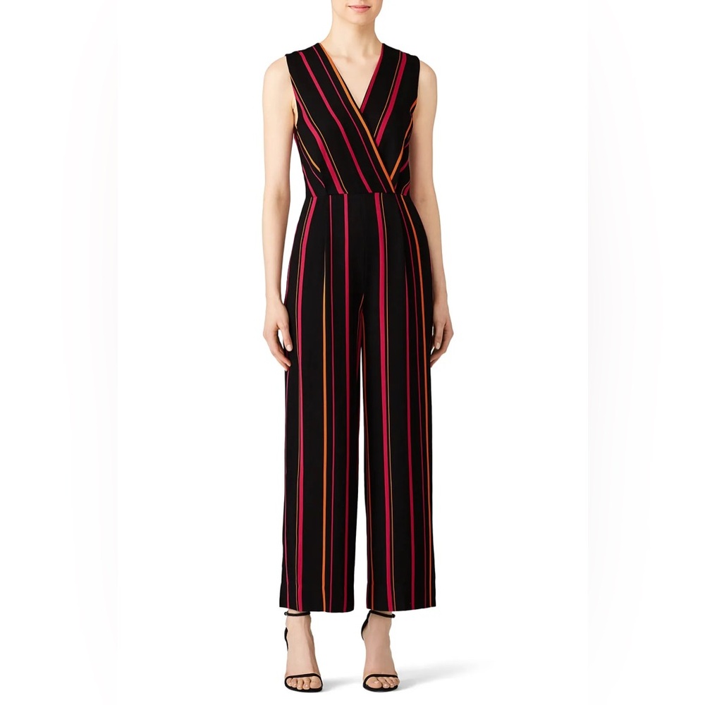 Diane Von Furstenberg
Striped Crossover Jumpsuit Size 8
